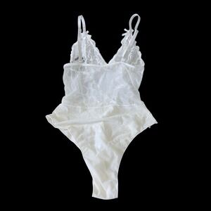 Frederick's‎ Of Hollywood M NWT Lara May Ivory Teddy Bridal Honeymoon Lingerie